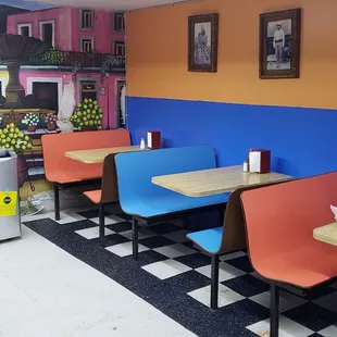 Interior seating area
