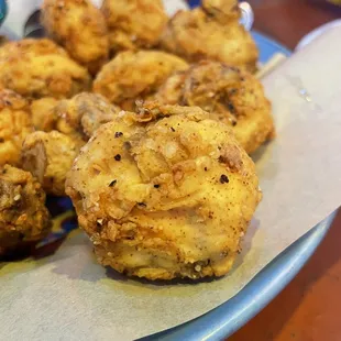 Fried mushrooms