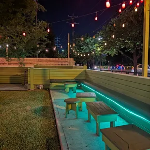 outside, sushi and sashimi