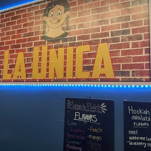 Inside entrance near hostess stand