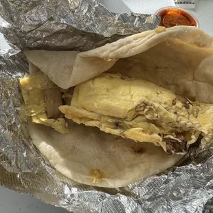 Egg and Potato &amp; Egg Breakfast Tacos
