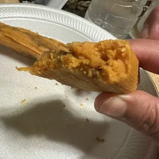 Bean and jalapeño tamale
