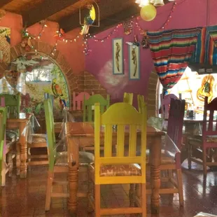 The dining room