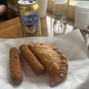 Ham Croquettes &amp; Cuban Empanada