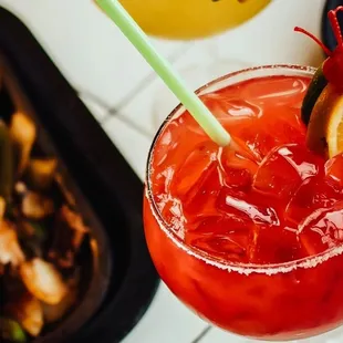 drink, oysters and mussels