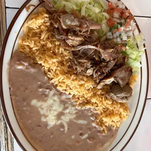 Carnitas plate