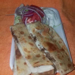 Quesadilla de arina(flour)