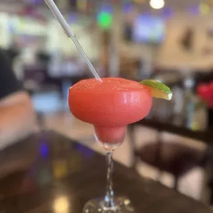 Frozen strawberry margarita