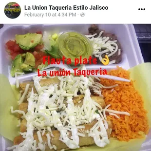 When I went they were out of flautas  next time I gotta get there earlier