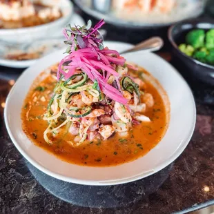 Grilled Sauce Ceviche