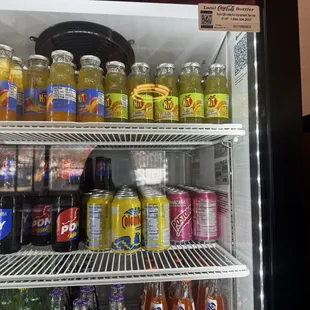 Colombian sodas and juices