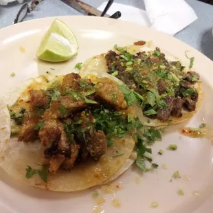 Pastor n Asada tacos $1.40 each