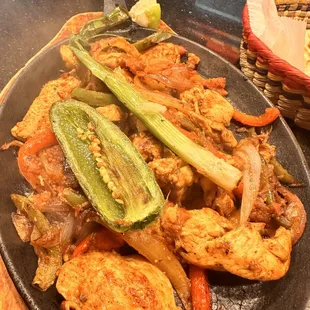 Chicken fajitas