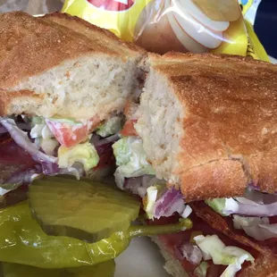 Salami Sandwich- liked this more than their pizzas. They use SemiFreddi bread that's why.