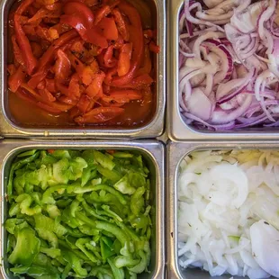 Only the freshest toppings for our pizzas!