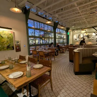interior, sushi and sashimi