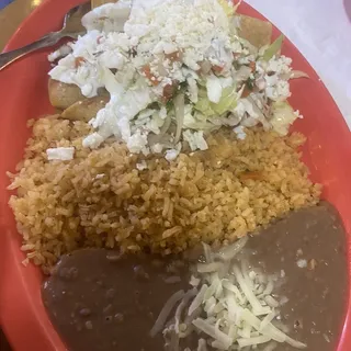 3 Piece Pollo Flautas