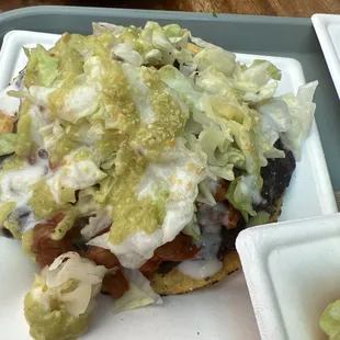 Soy Chorizo Tostada