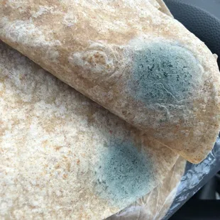 a close up of a burrito