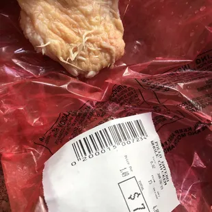 You see those tiny little delicious feathers?