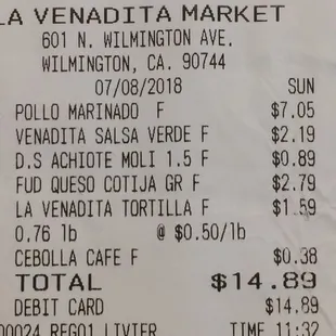 Great prices! 38 cents for an onion?