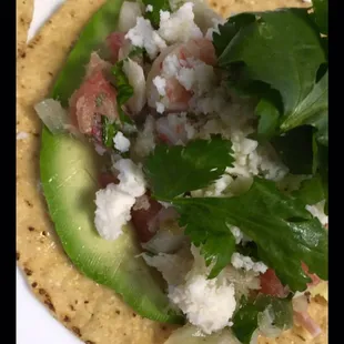 Gracias for help w dinner La Venadita! Ceviche tostadas for my fam &amp; no cooking! Yay! Lol #savemefromworkingontheweekend