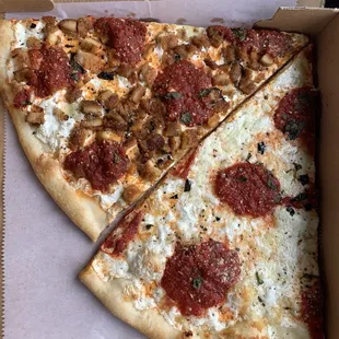 These slices are huge!