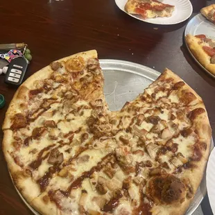 Bbq chicken pizza
