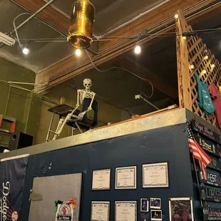 I heard the fella is security.