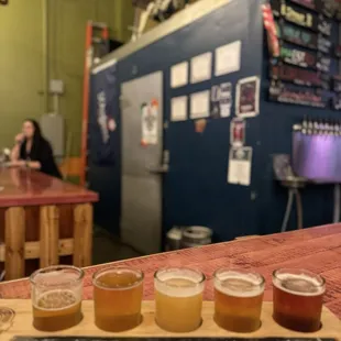 5 beer flight.
