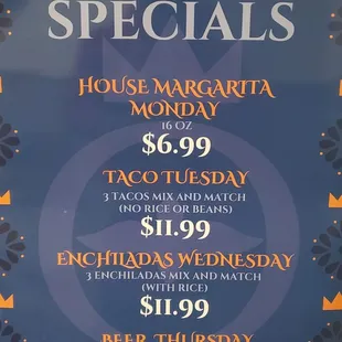 Who doesn&apos;t love specials?