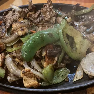 a plate of food on a table