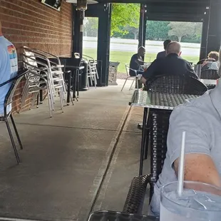 Outdoor enclosed seating