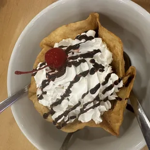 Fried ice cream