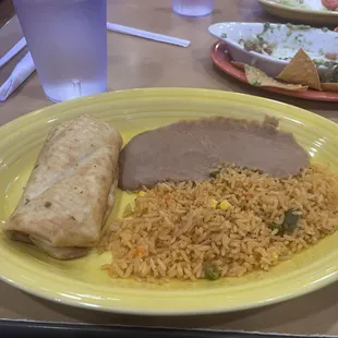 Chimichanga Dinner
