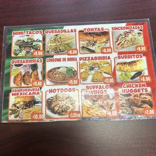 Just 1 side of their menu! Huge selection. I want to try it All!!