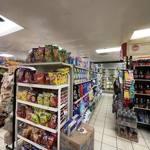 a view of a grocery store