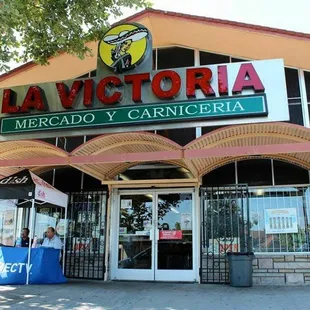 the front of the store