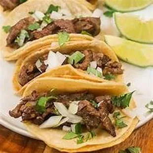 Street Tacos option of Asada, Chicken, Carnitas, Pastor, Birria, Chicharron.