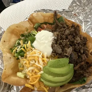 Carne Asada Taco Salad