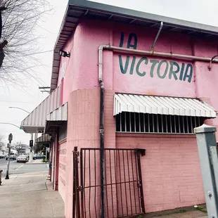 the front of the building