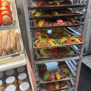 a variety of baked goods