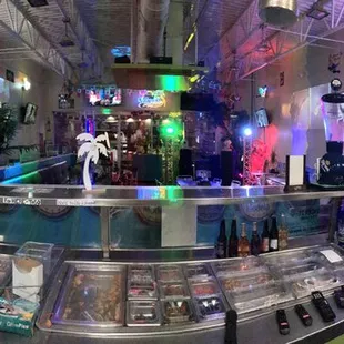 the inside of a store