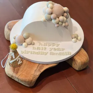 Half Year Birthday Chocolate Cake