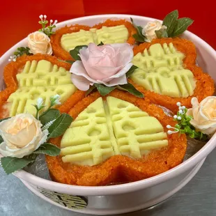 Xôi gấc, lucky sweet rice