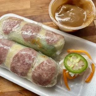 Bo Bia Spring Rolls ~ 2 for $4