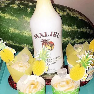 a bottle of malibu