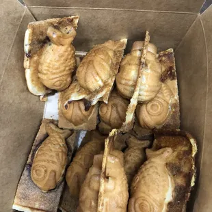 Red beans and custard Taiyaki ($7.99)
