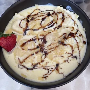 Ravioli with creamy sage sauce