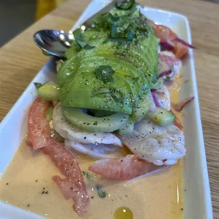 Aguachile de Camaron Dinner